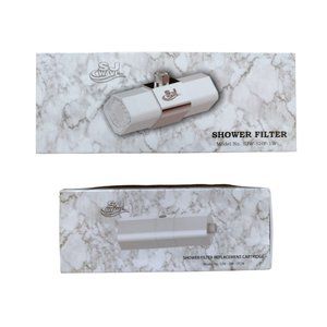 SJ Wave Bathroom Shower Water Filter SJW-SHF-1W with extra Filter